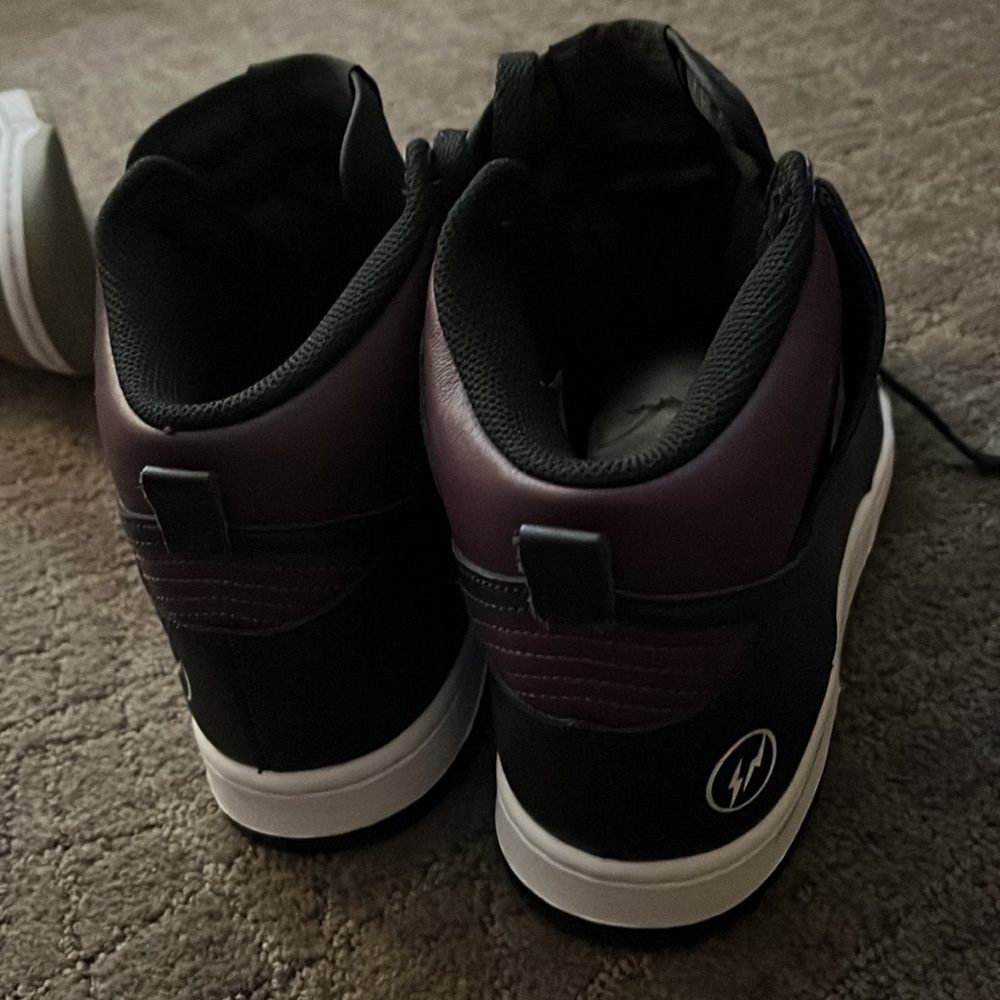 NWOB Nike Dunk High Fragment Beijing SNEAKERS Wine/Black/White ๐ต 9 - Picture 12 of 14
